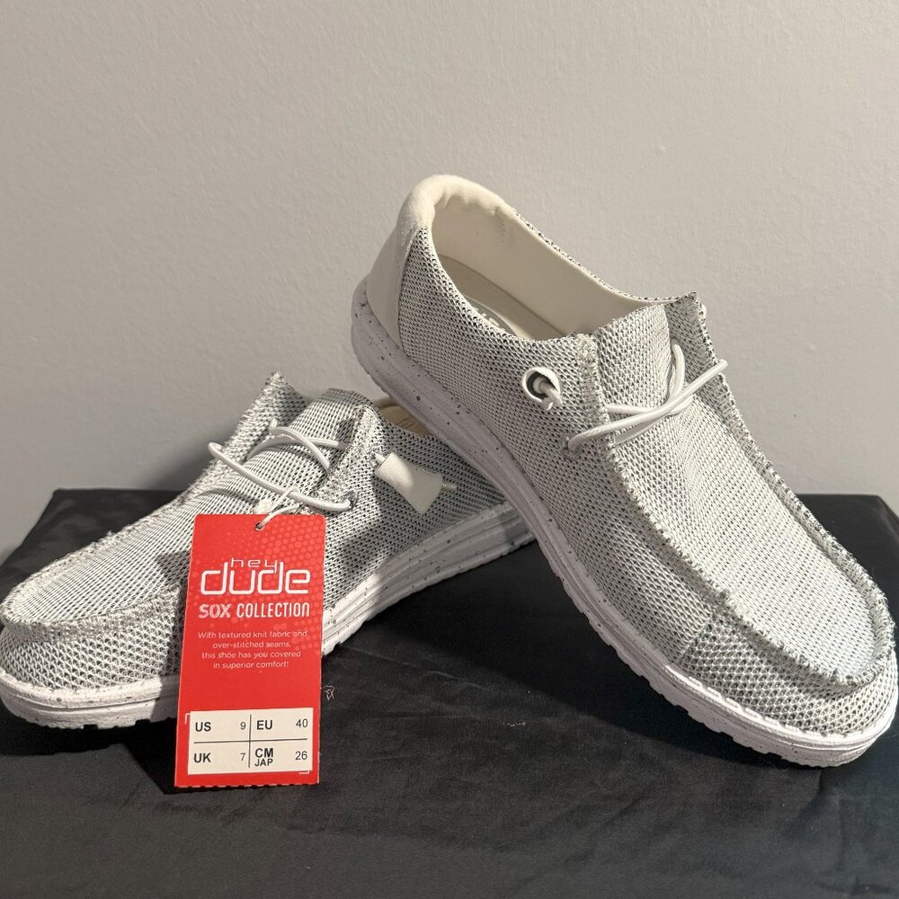 HEY DUDE WOMENS WENDY STRETCH SOX SLIP ON SNEAKER